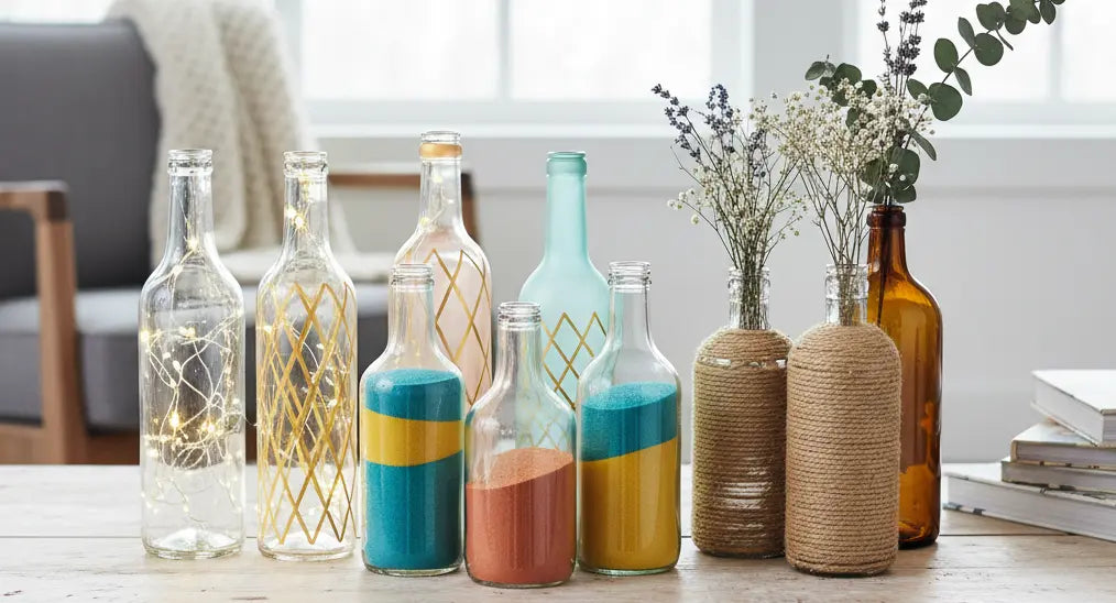 Creative Glass Bottle Decoration Ideas The Pack Stock