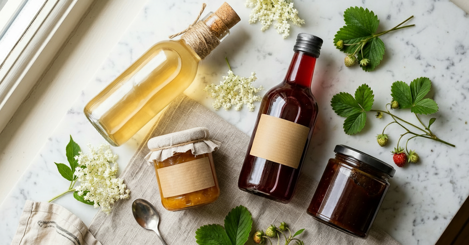 5 DIY Summer & BBQ Gift Ideas Using Glass Jars and Bottles