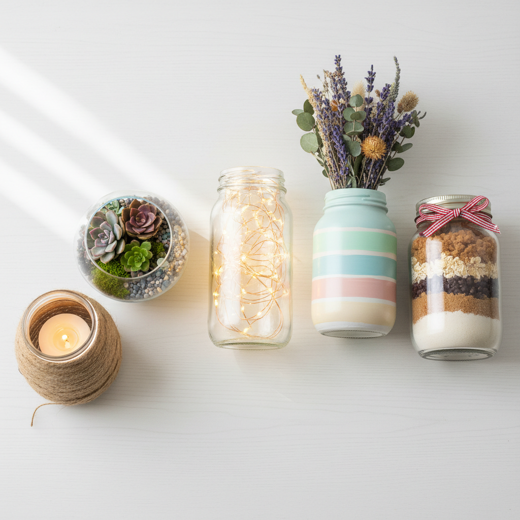 10 Creative Glass Jar Craft Ideas You Can Make at Home The Pack Stock