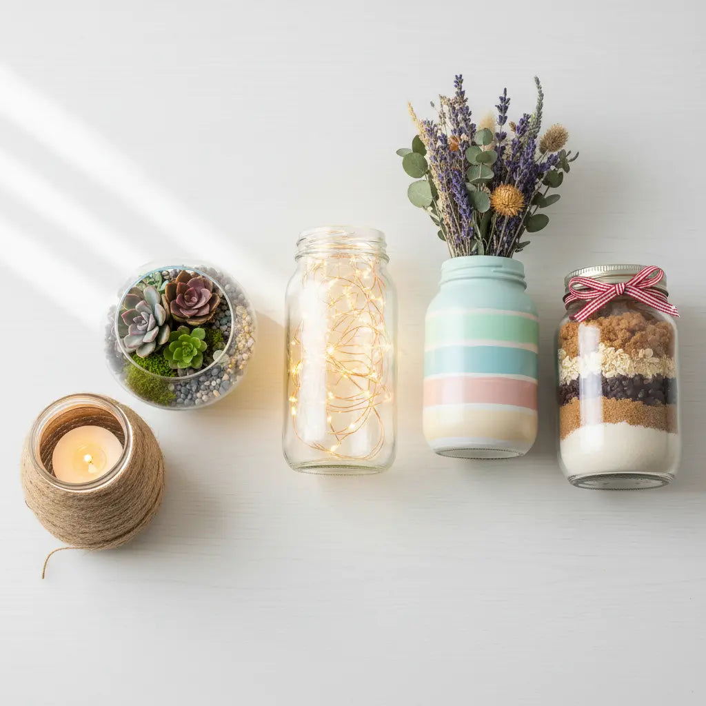 10 Creative Glass Jar Craft Ideas You Can Make at Home The Pack Stock