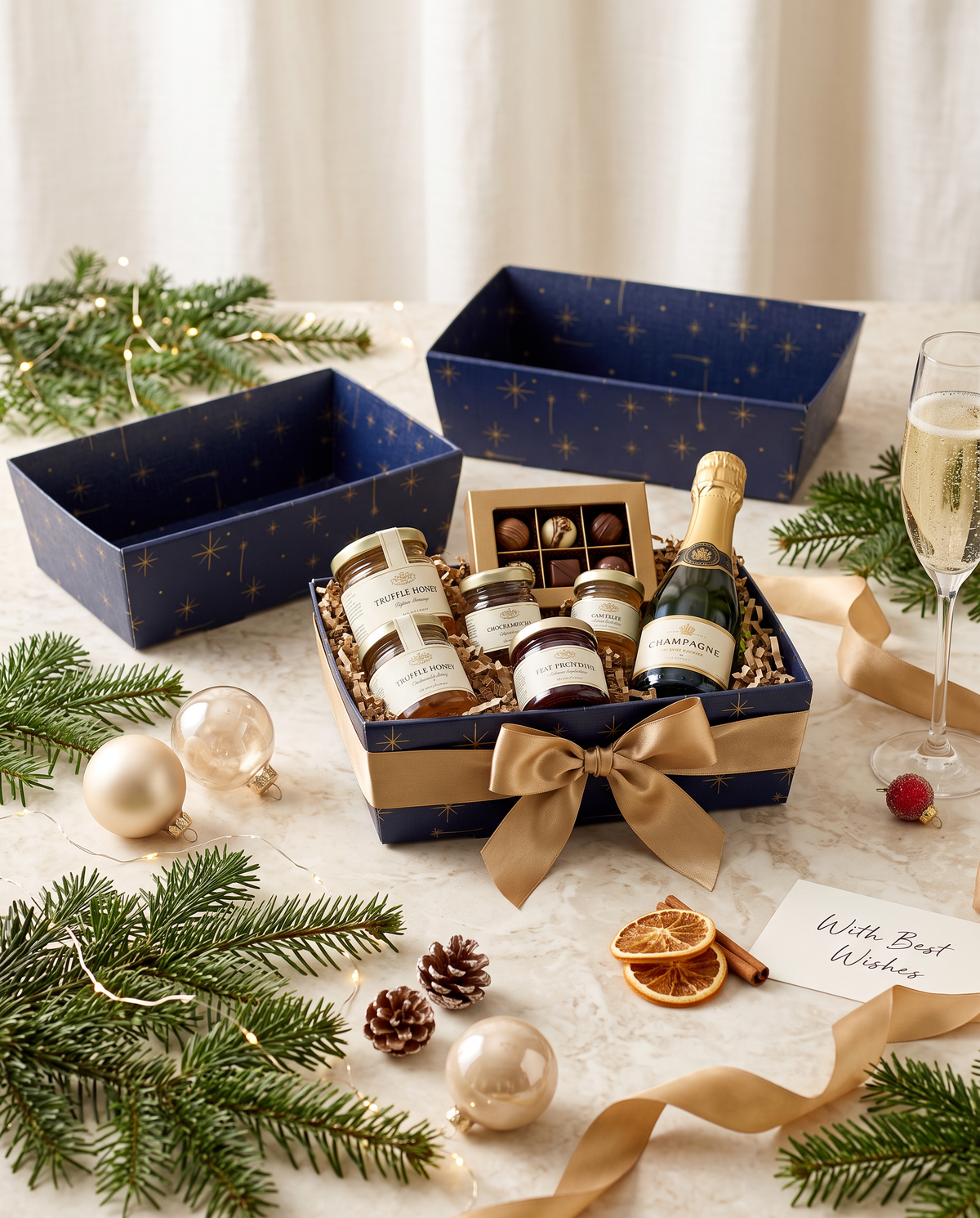 Christmas Trays and Hampers