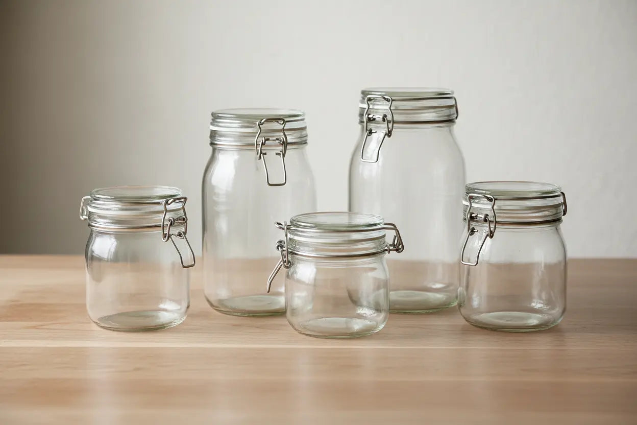 Clip-Top-Storage-Jars The Pack Stock