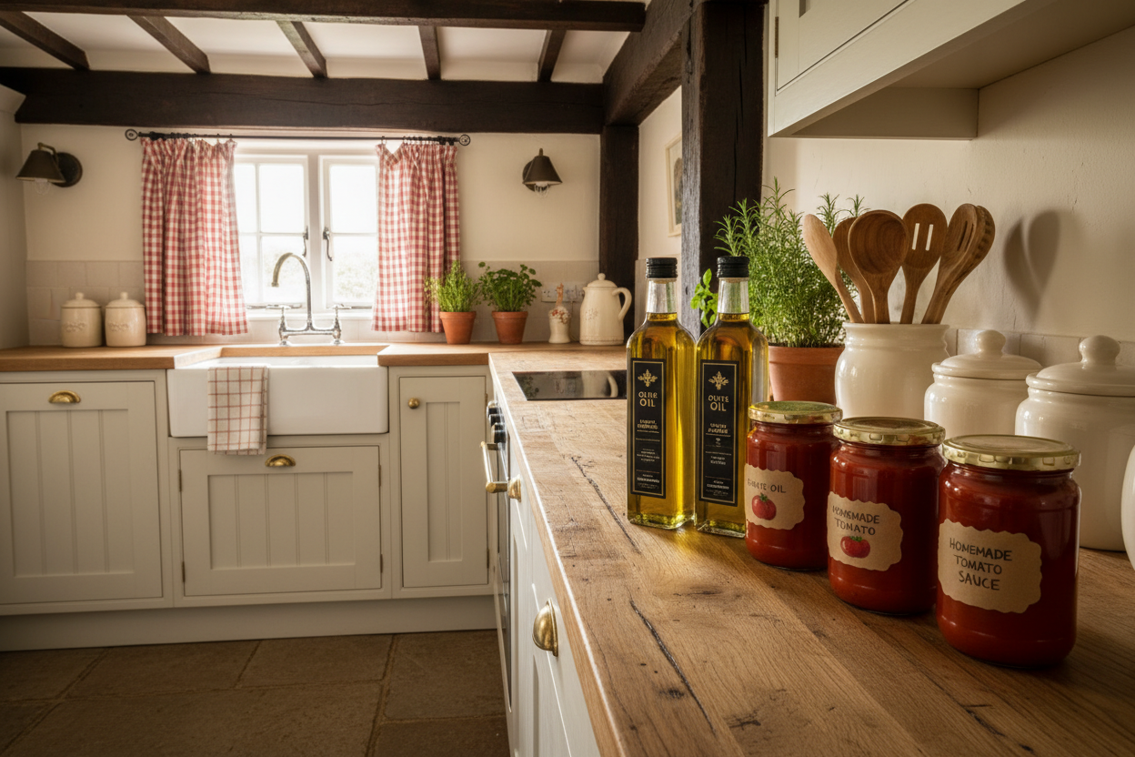 Glass Bottles and Jar for Oils & Preserves