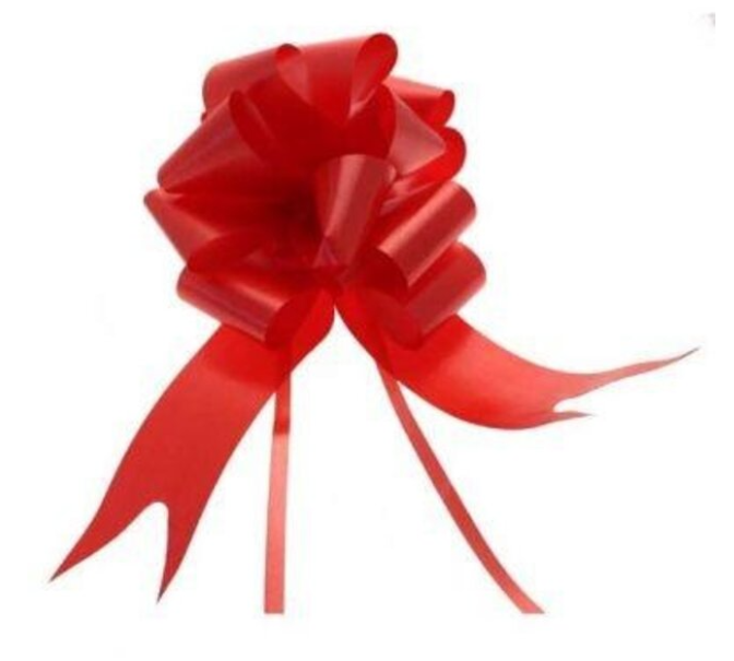 Rapid Pull Bows 31mm Cotton Matt Red The Pack Stock
