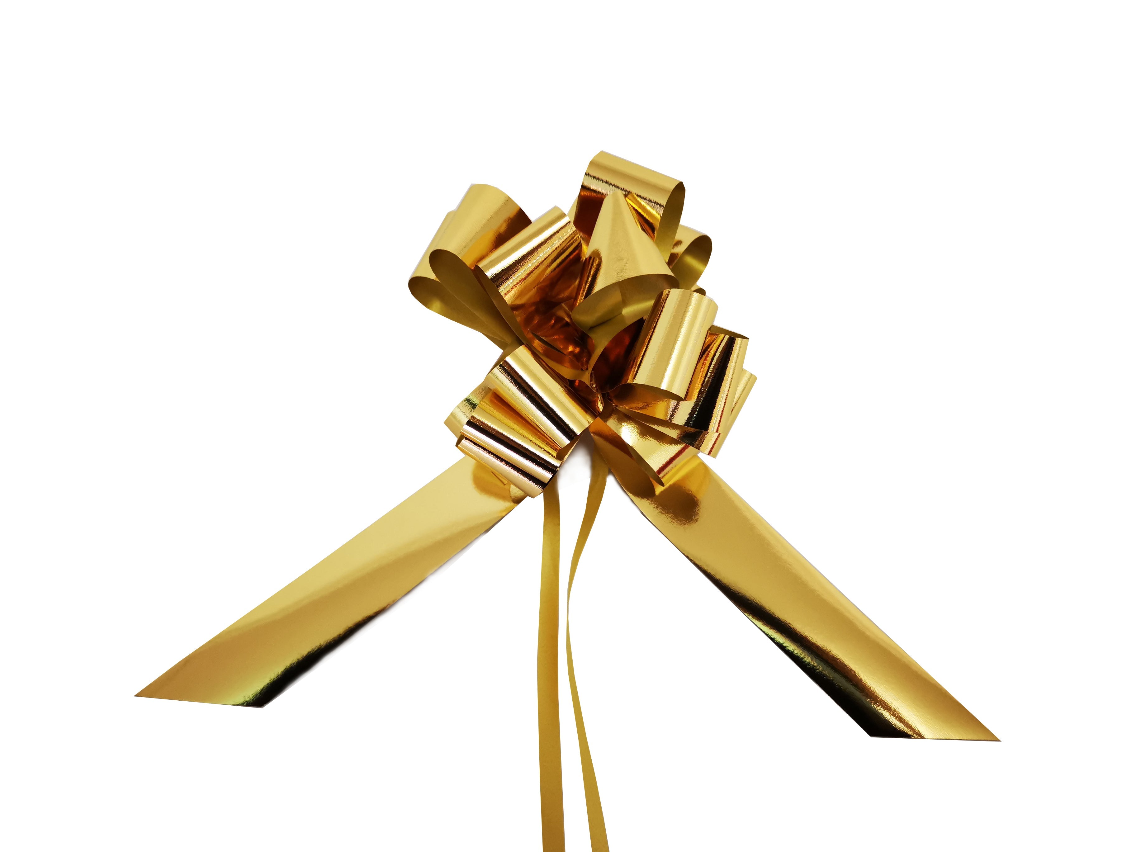 Rapid Pull Bows 31mm Metalic Gold The Pack Stock