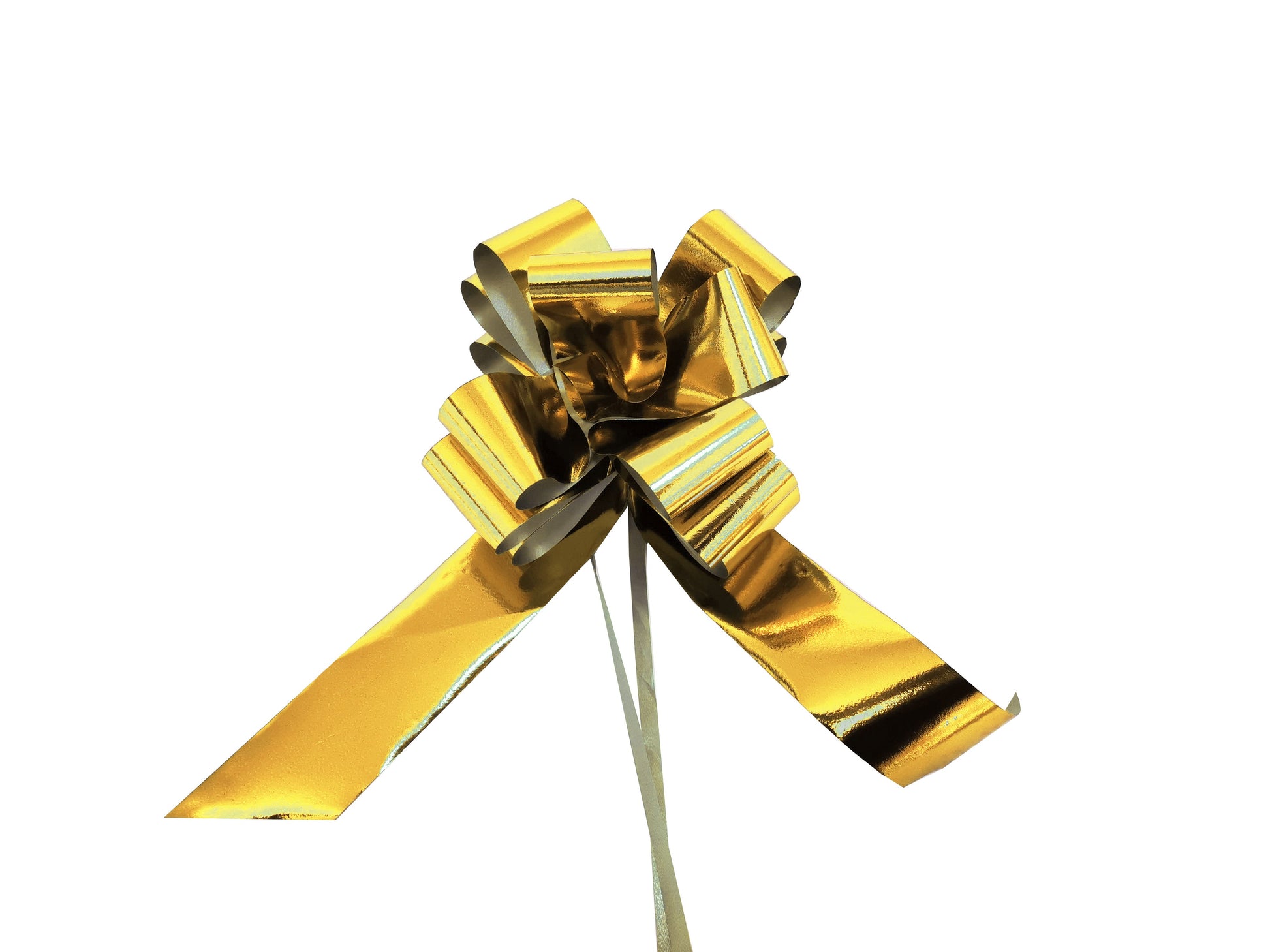 Rapid Pull Bows 50mm Metalic Gold The Pack Stock