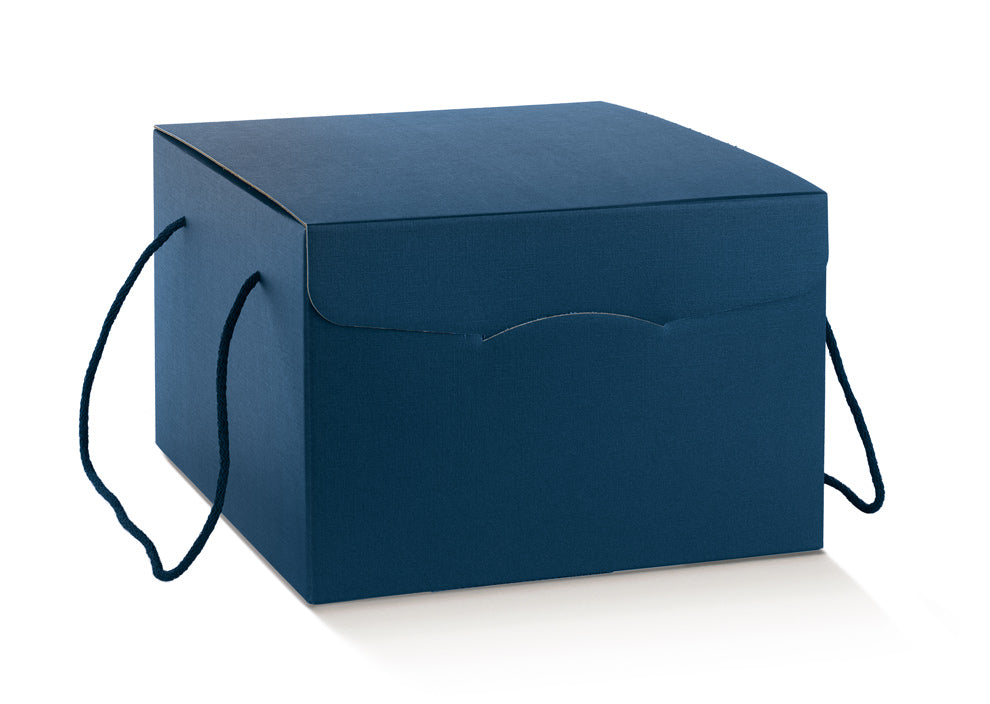 Blue Box Segreto with Rope Handle Berlin Packaging Ireland