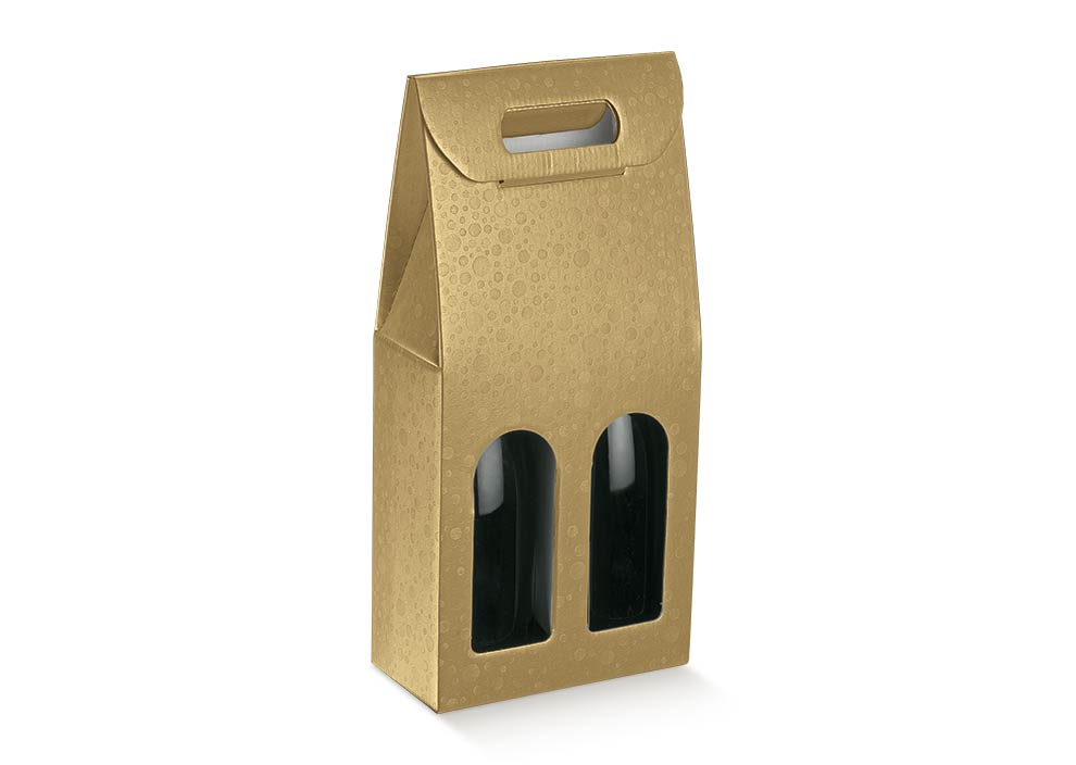 2 Bottle Bubble Gold Box Berlin Packaging Ireland