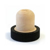 19.5mm Black Plastic Synthetic Stopper