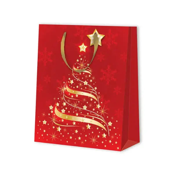 Christmas bag RED STAR LARGE