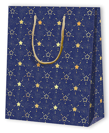 Christmas bag BLUE STARS The Pack Stock