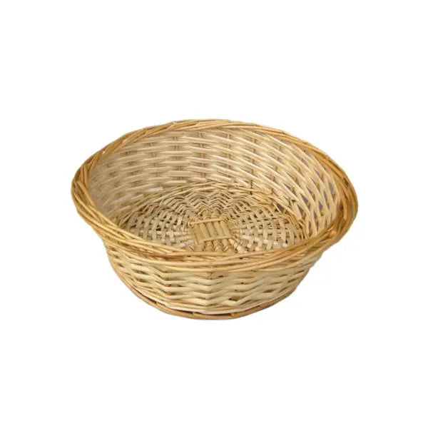 Small - Round Wicker Hamper Basket