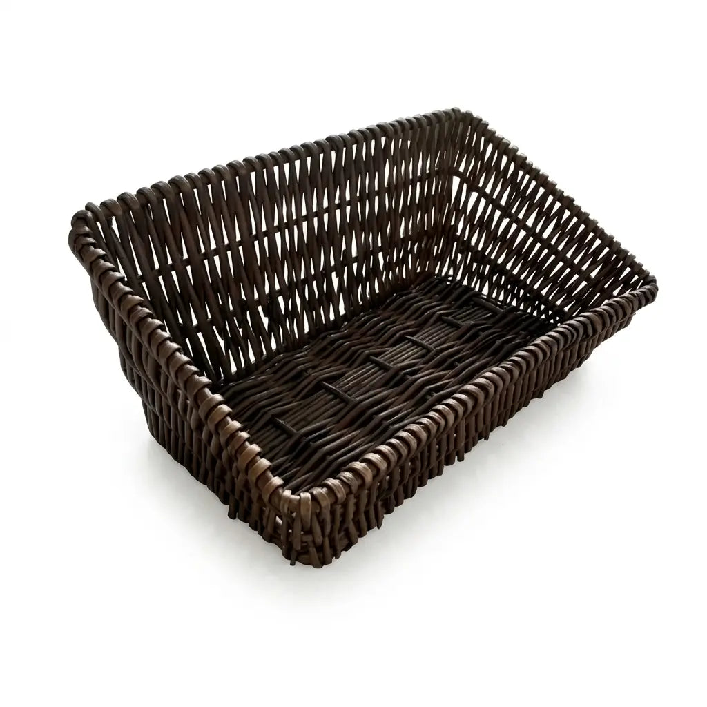 Antique Wash High Back Basket