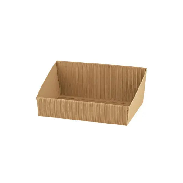 Large Fluted Kraft - Hamper Tray