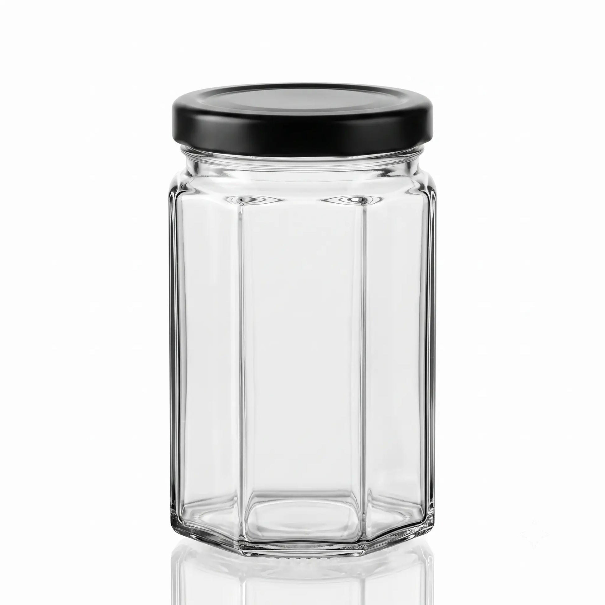 314ml Octagonal Glass Jar & Lid Bundle – Honey Season Bulk Pallet (2,448 Units)