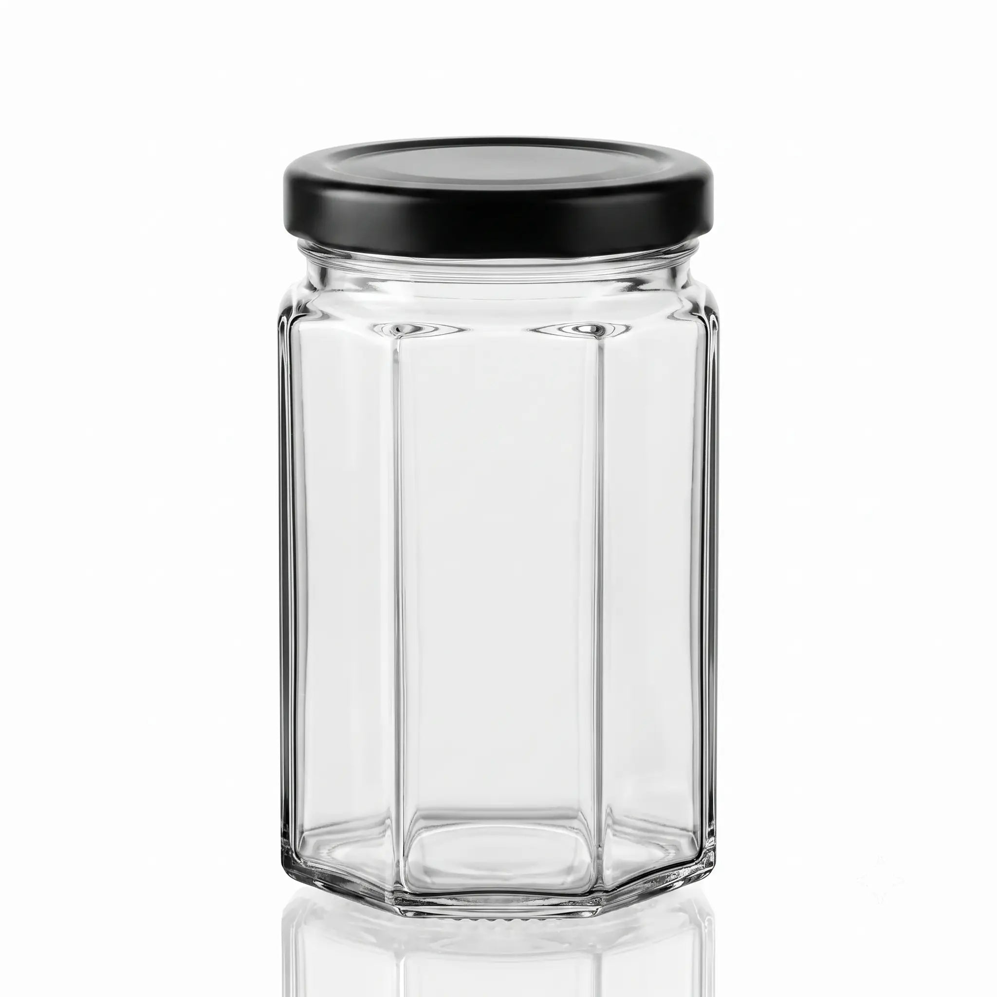 314ml Octagonal Glass Jar & Lid Bundle – Honey Season Bulk Pallet (2,448 Units)