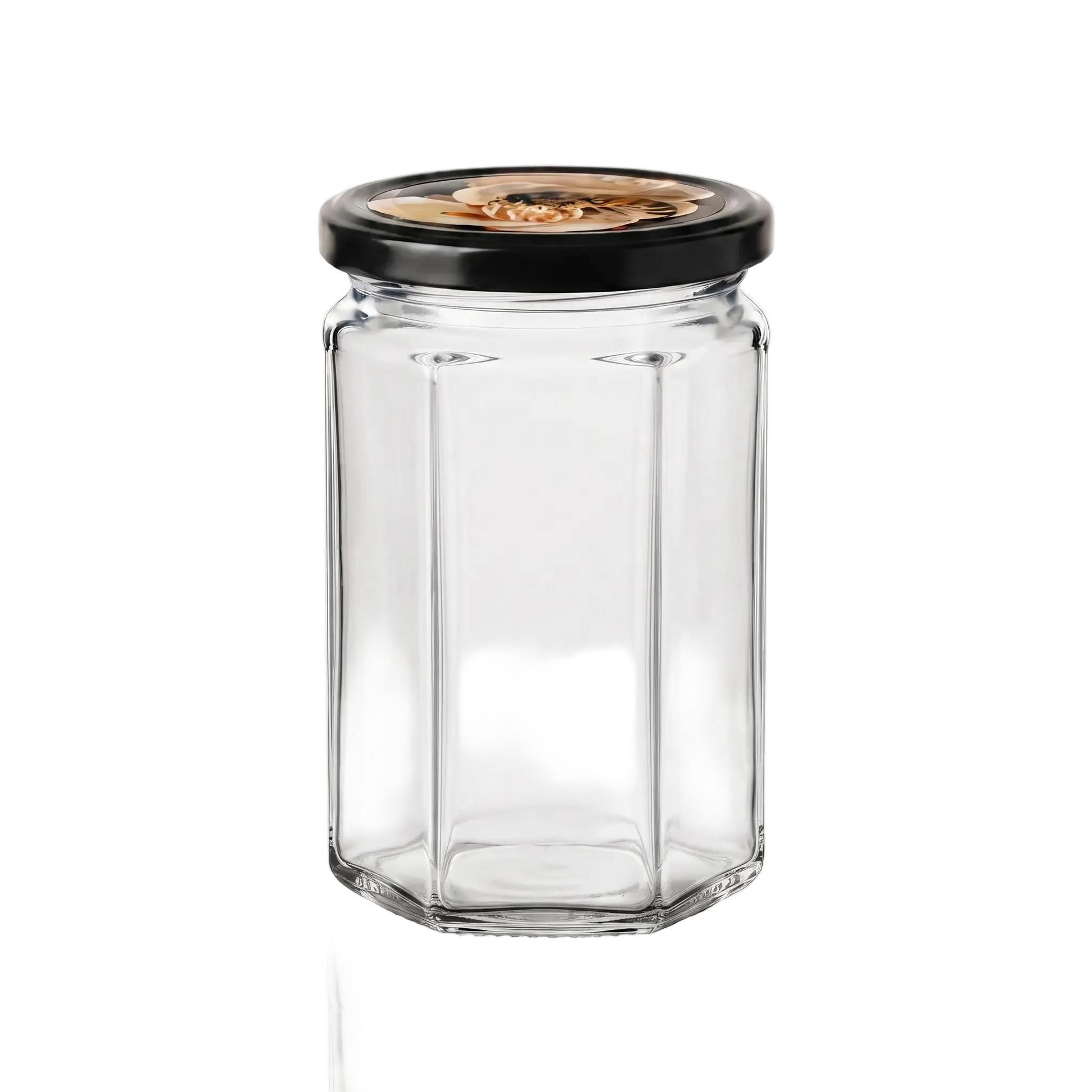 314ml Octagonal Glass Jar & Lid Bundle – Honey Season Bulk Pallet (2,448 Units)