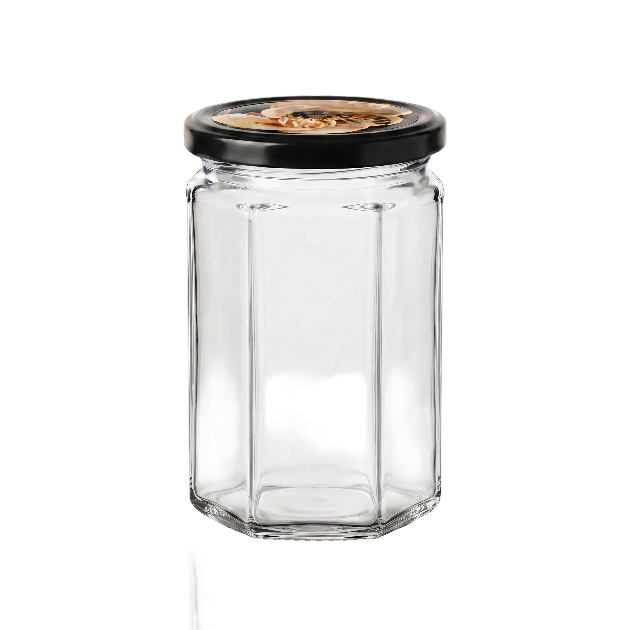 314ml Octagonal Glass Jar & Lid Bundle – Honey Season Bulk Pallet (2,448 Units)