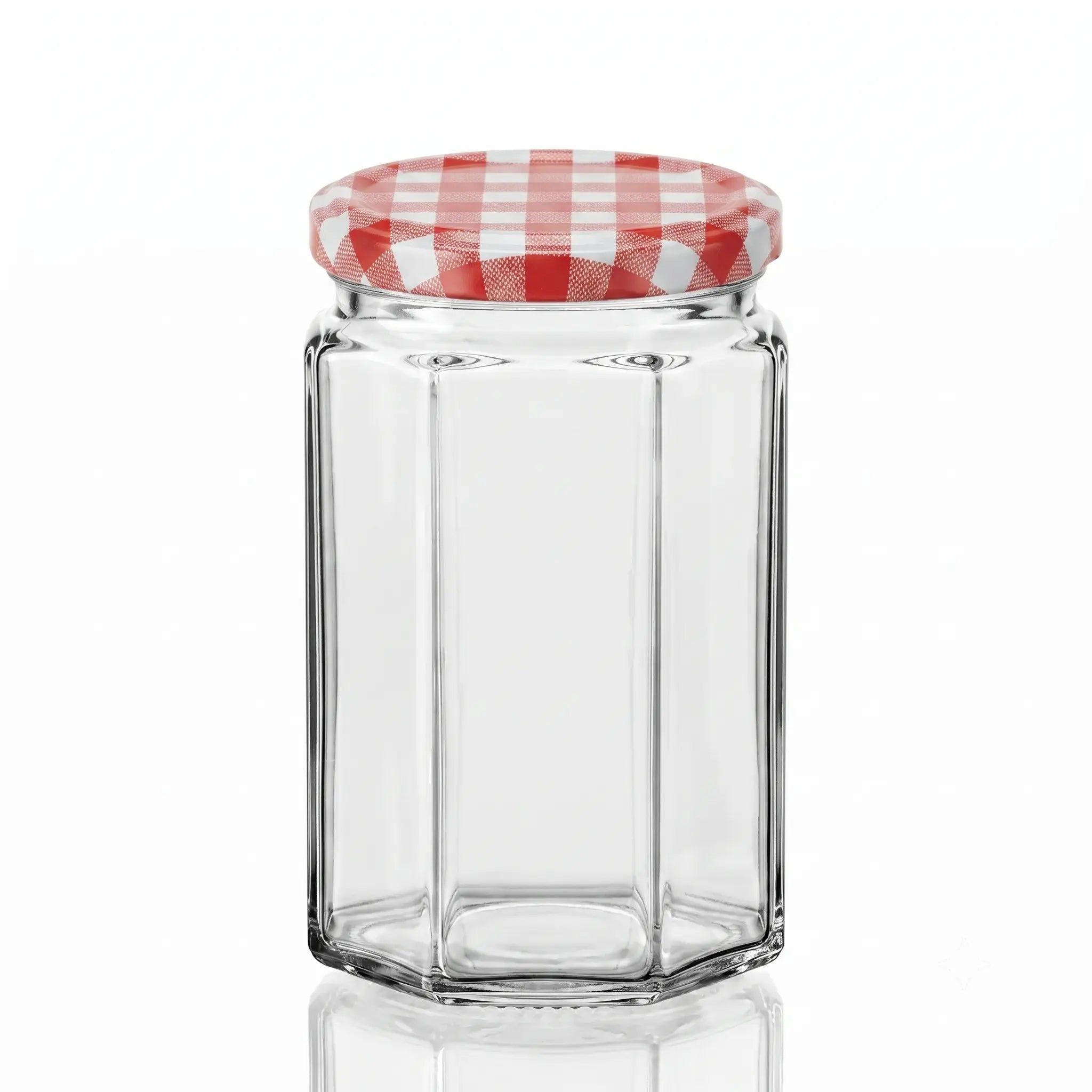 314ml Octagonal Glass Jar & Lid Bundle – Honey Season Bulk Pallet (2,448 Units)