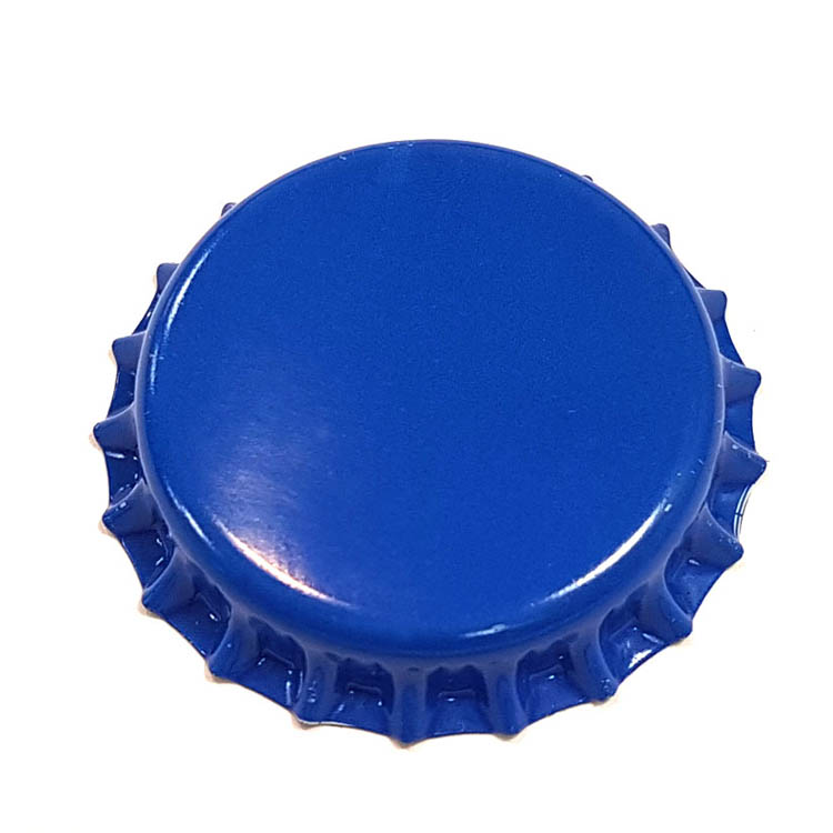Blue 26mm Beer Crowns The Pack Stock