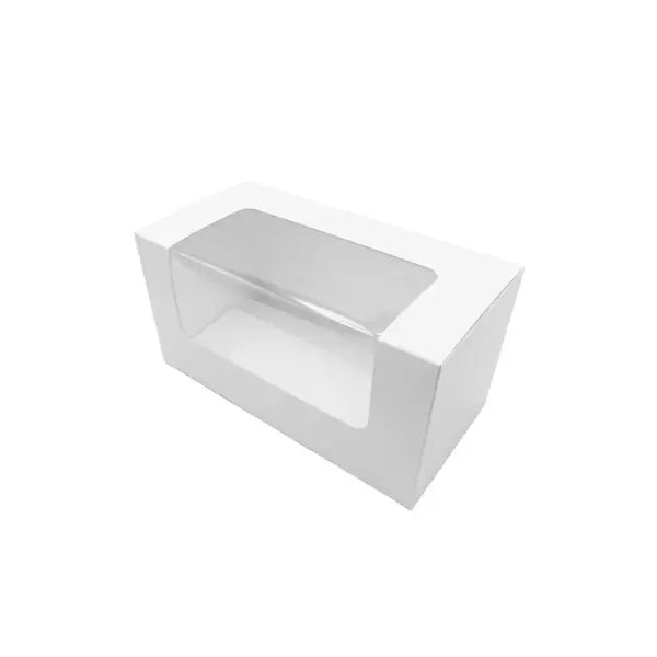 Plain log Box with Window - 8 x 4 x 4"