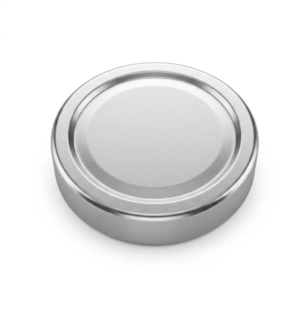 70mm - Silver Deep Twist Off Caps