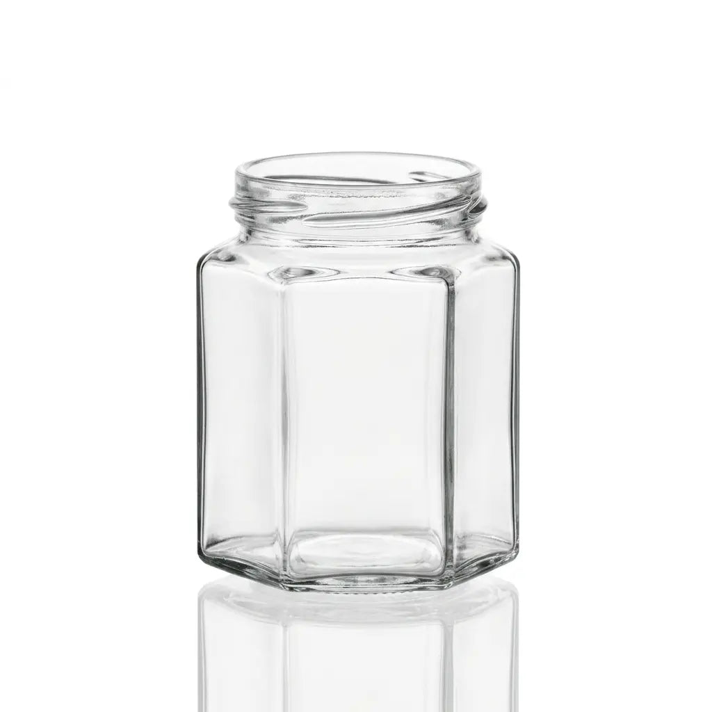 285ml - Hexagonal Glass Jar