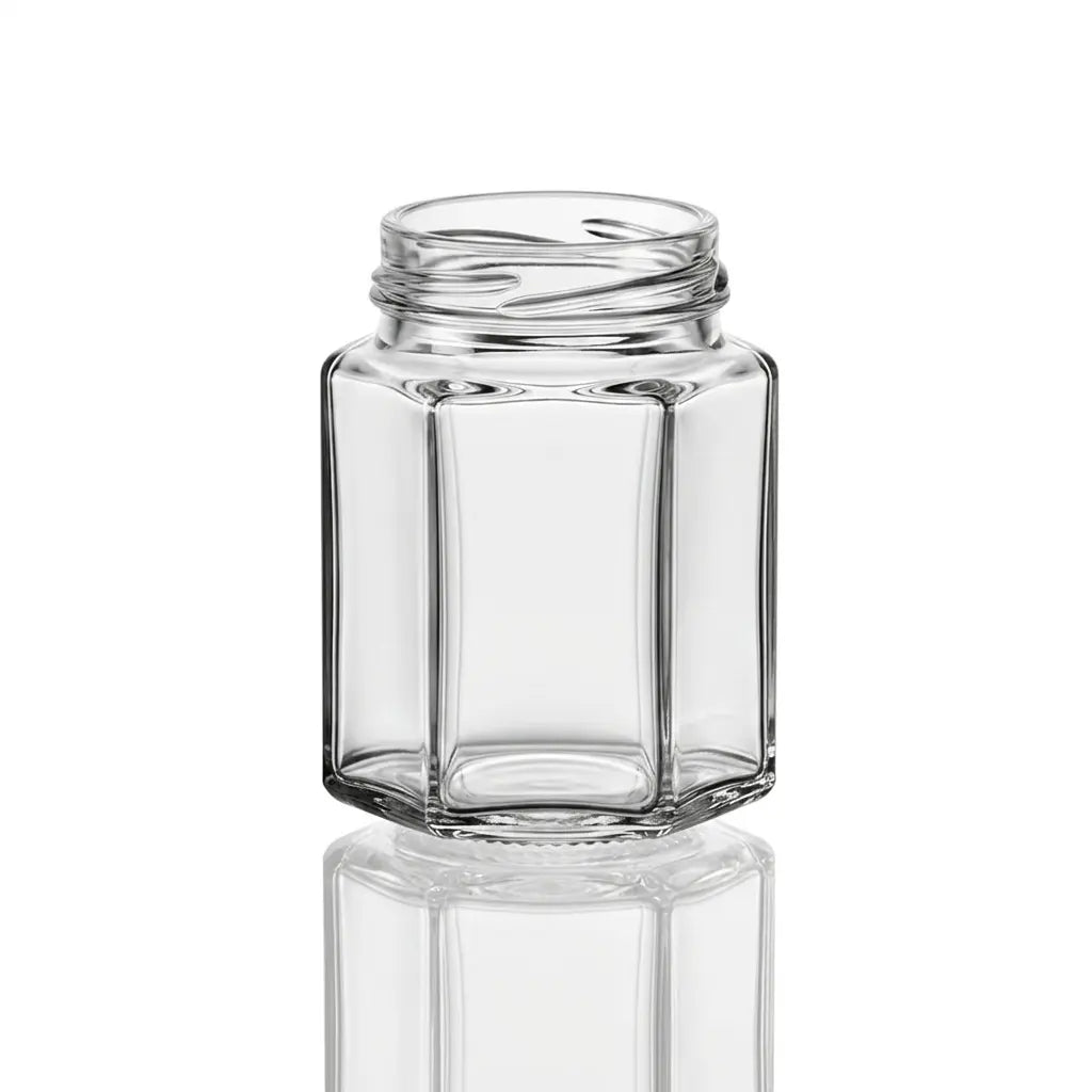106ml - Hexagonal Glass Jar