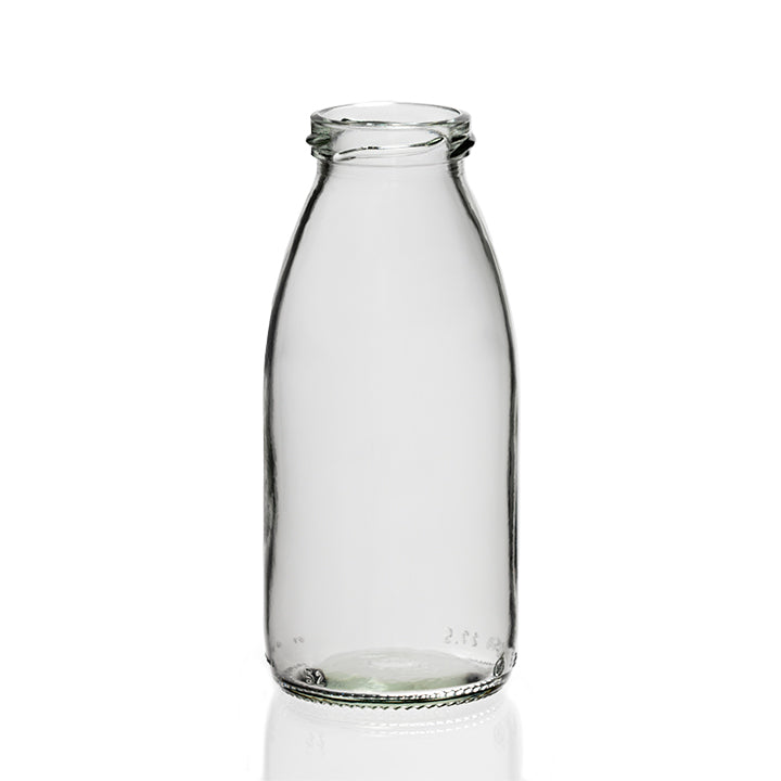 Glass Juice Bottle 250ml Twist-off 43 Flint The Pack Stock