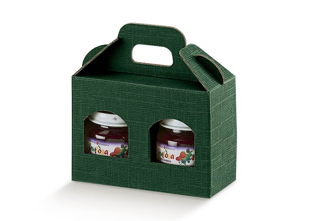 Small 2 Jar Green Box Berlin Packaging Ireland