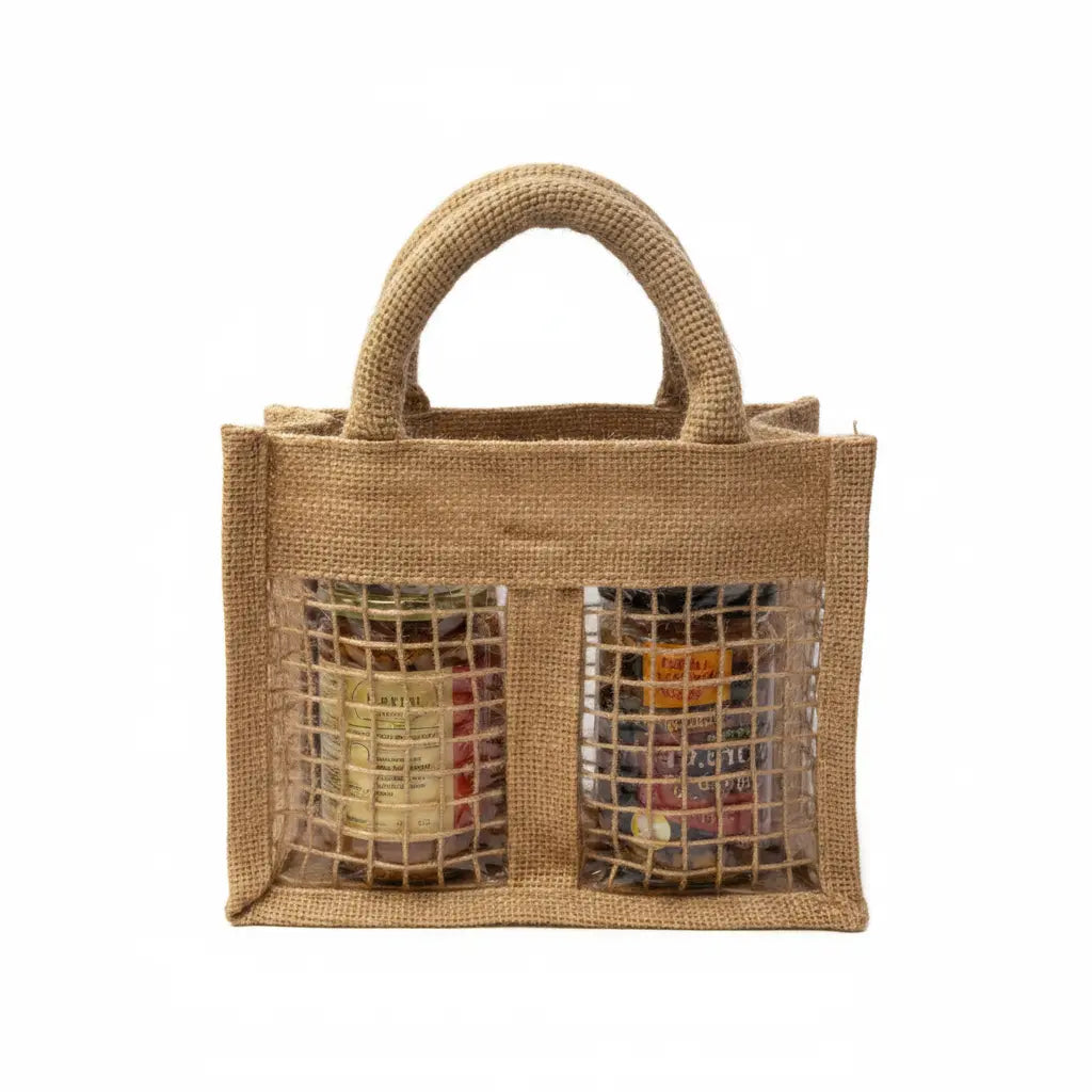 TBC – 2 WINDOW JUTE BAG MEDIUM