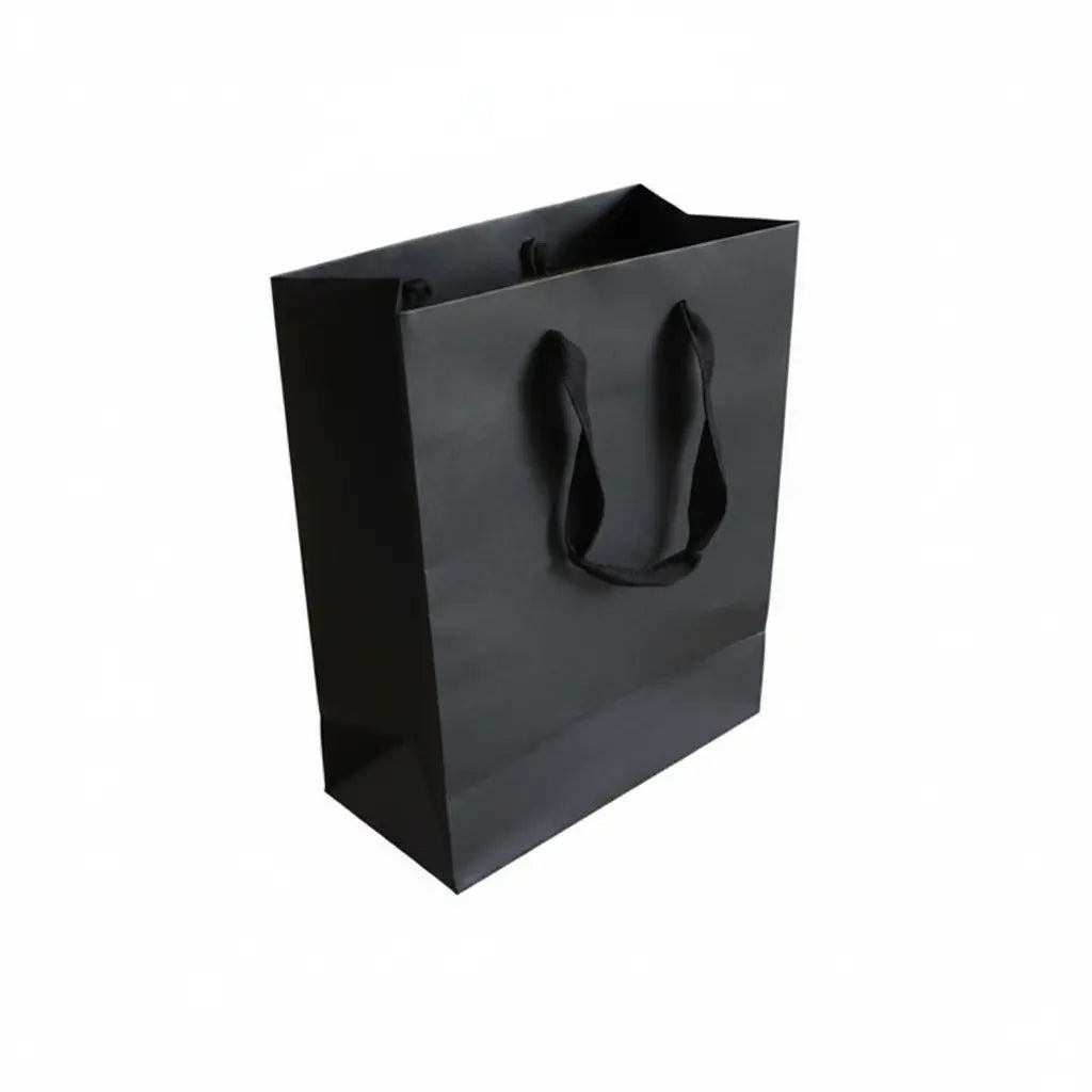 Small Black Luxury Bag - 200 x 250 x 100mm