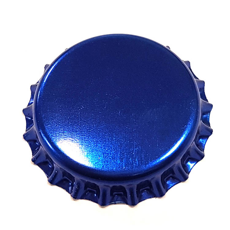 Metallic Blue 26mm Beer Crowns The Pack Stock