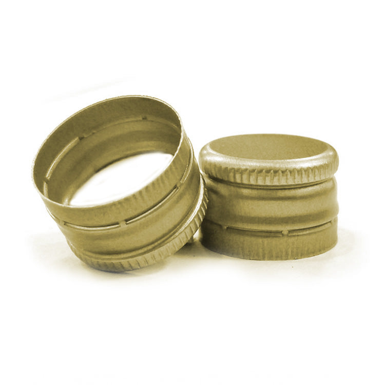 22mm x 15mm Gold Aluminium Pre-Threaded The Pack Stock