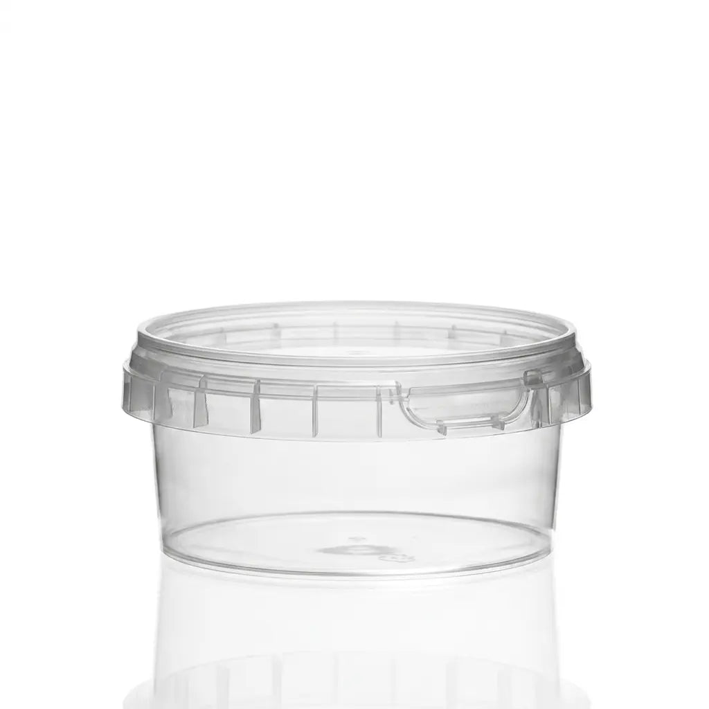 180ml - Plastic Tub &amp; Lid