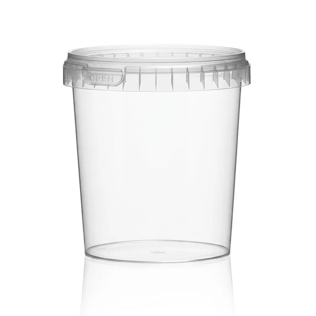 870ml Plastic Tub and Lid