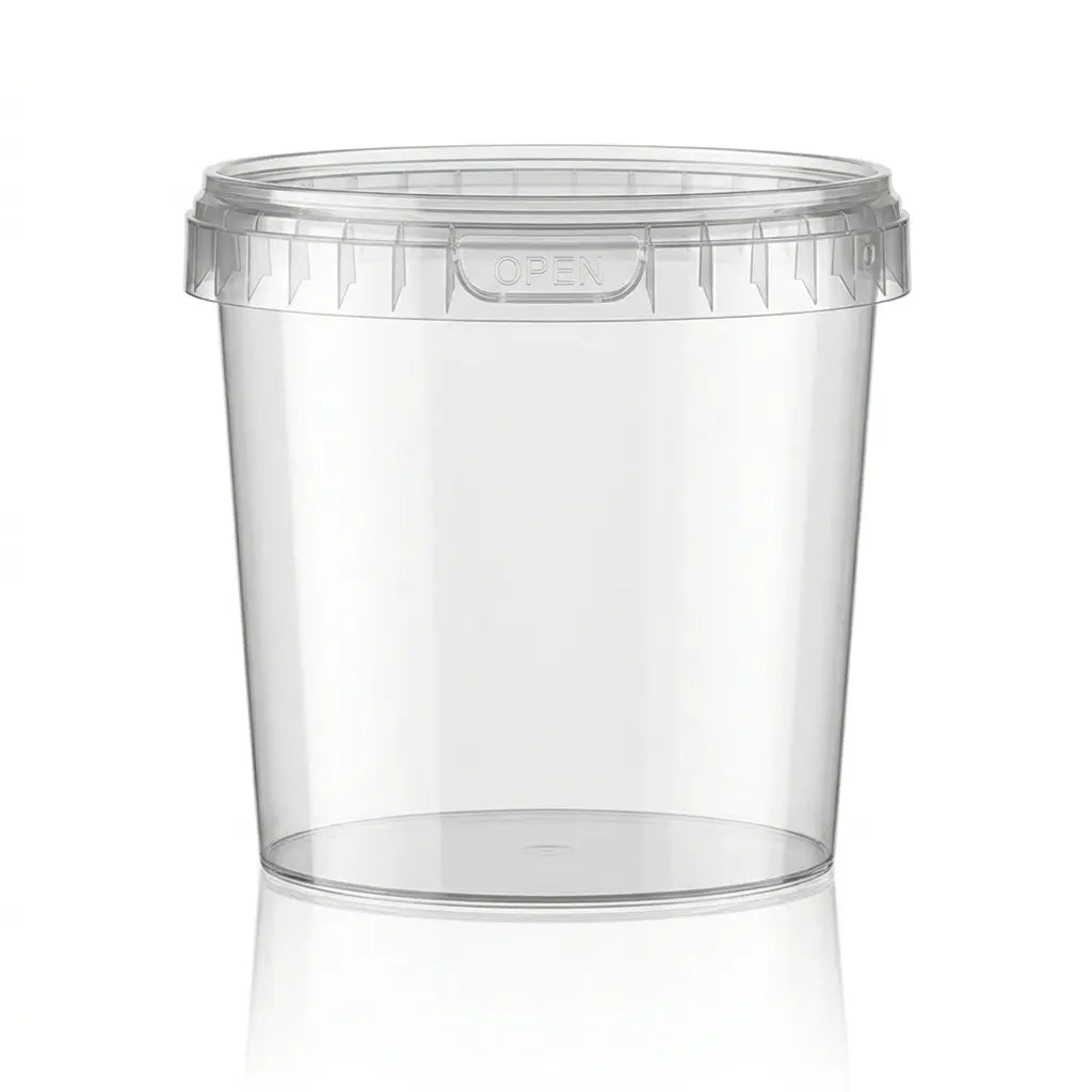 1180ml - Plastic Tub &amp; Lid