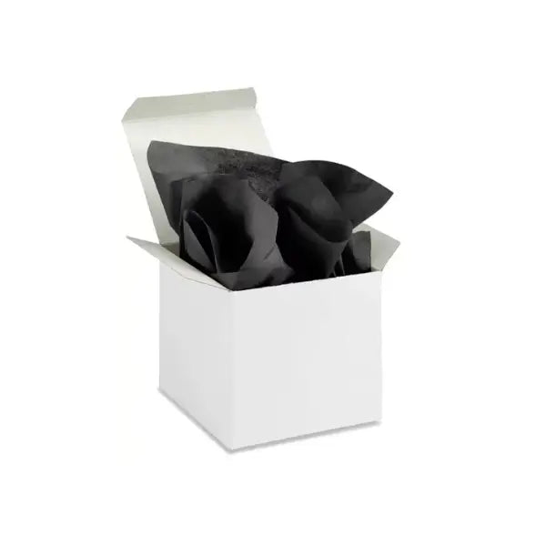 Plain Black Tissue 450 x 750mm Berlin Packaging Ireland