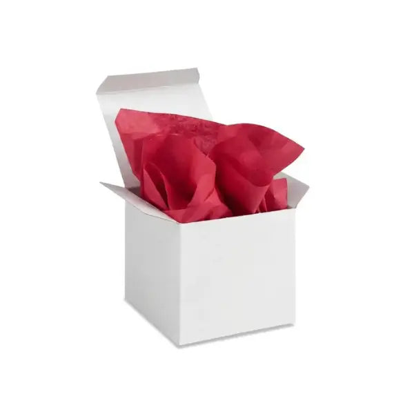 Plain Red Tissue 450 x 750mm Berlin Packaging Ireland